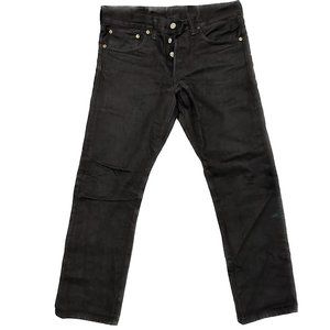 RRL Men's Denim, Japanese Woven Selvedge, Slim Fit, Black, 31x30